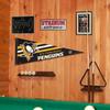 Pittsburgh Penguins Pennant Flag and Wall Tack Pads Mounts view 4