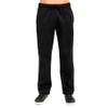BasicList Men's Heavyweight Fleece Sweatpants - Open Bottom Thick Warm Cotton Blend Athletic with Pockets, Black, 2XL view 1