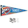 Oklahoma City Thunder Pennant Flag and Wall Tack Pads Mounts view 1