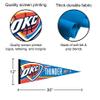 Oklahoma City Thunder Pennant Flag and Wall Tack Pads Mounts view 3
