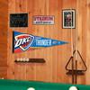 Oklahoma City Thunder Pennant Flag and Wall Tack Pads Mounts view 4