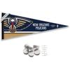 New Orleans Pelicans Pennant Flag and Wall Tack Pads Mounts view 1