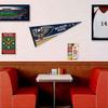 New Orleans Pelicans Pennant Flag and Wall Tack Pads Mounts view 3