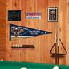 New Orleans Pelicans Pennant Flag and Wall Tack Pads Mounts view 4