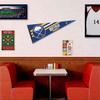 Buffalo Sabres Pennant Flag and Wall Tack Pads Mounts view 3