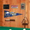 Buffalo Sabres Pennant Flag and Wall Tack Pads Mounts view 4