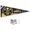 Denver Nuggets Pennant Flag and Wall Tack Pads Mounts view 1