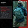 Vertx Keryx Tactical Sling Bag Crossbody 20L Bag for Travel, Work, Tactical Gear, Heather Smoke Grey/Smoke Grey view 3