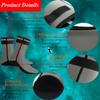 YDQUANI 3mm Neoprene Wetsuit Socks - Thermal Anti-Slip Diving Booties for Swimming and Water Sports view 2