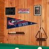 Columbus Blue Jackets Pennant Flag and Wall Tack Pads Mounts view 4