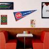 Detroit Pistons Pennant Flag and Wall Tack Pads Mounts view 3