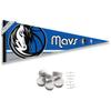 Dallas Mavericks Pennant Flag and Wall Tack Pads Mounts view 1