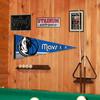 Dallas Mavericks Pennant Flag and Wall Tack Pads Mounts view 4
