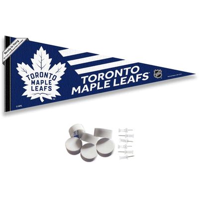 Toronto Maple Leafs Pennant Flag and Wall Tack Pads Mounts