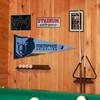 Memphis Grizzlies Pennant Flag and Wall Tack Pads Mounts view 4