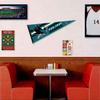San Jose Sharks Pennant Flag and Wall Tack Pads Mounts view 3