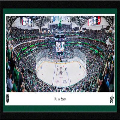 Dallas Stars - 42x15.5-inch Single Mat, Select Framed NHL Picture by Blakeway Panoramas
