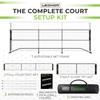 6 in 1 - Multi Sport Net - Pickleball Net, Badminton Net, Tennis Net, Outdoor Volleyball Net for Backyard - Regulation Size 22ft & Half Court 11ft - Patented Portable Pickleball Net & Driveway Nets view 3
