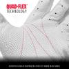 Franklin Sports MLB Baseball Batting Gloves - Pro Classic Batting Gloves for Baseball + Softball - Adult Men's + Youth Pairs - White + Gold - Adult Large view 4