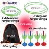 New Bounce Lawn Darts Set - Glow in The Dark Soft Tip Darts - Outdoor Games for Family view 2