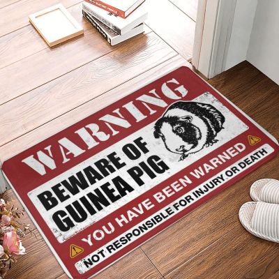 Pioneer Woman Rugs for Kitchen Floor Beware of Guinea Pig Doormat Outdoor Rug for Front Door Fall Front Porch Decor ( Size : 50X80CM )