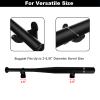 Cosmos 1 Set Acrylic Baseball Bat Wall Mount Holder Stand Horizontal Baseball Bat Display Rack Hanger Softball Bat Wall Mount for Memorabilia & Collectible, Fits to 2-5/8 Barrel (Solid Black) view 3