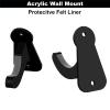 Cosmos 1 Set Acrylic Baseball Bat Wall Mount Holder Stand Horizontal Baseball Bat Display Rack Hanger Softball Bat Wall Mount for Memorabilia & Collectible, Fits to 2-5/8 Barrel (Solid Black) view 4
