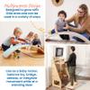 ECR4Kids Wooden Rocking Balance Board with Non-Slip Felt Base, Montessori Toy, Seafoam view 4