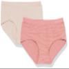 Calvin Klein Kids Girls' Seamless Hipster Underwear 2-pack, Rose Dawn/Beige, Medium view 1