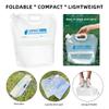 URPRO 3 Packs Water Storage Carrier Bag, Premium Collapsible Container 10L (2.6 Gallon) BPA Free Food Grade No-Leak Freezable Foldable for Camping Hiking Backpack Emergency view 3