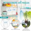 URPRO 3 Packs Water Storage Carrier Bag, Premium Collapsible Container 10L (2.6 Gallon) BPA Free Food Grade No-Leak Freezable Foldable for Camping Hiking Backpack Emergency view 4