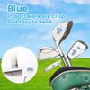Seticek Golf Impact Tape Set 300Pcs, Self-Teaching Sweet Spot and Consistency Analysis, Golf Club Impact Stickers for Woods Irons and Putters Each 100 Pcs,Useful Training Aid Improve Ball Striking view 4