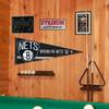 Brooklyn Nets Pennant Flag and Wall Tack Pads Mounts view 4
