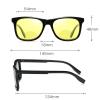 Melrose/Men Night Vision Glasses Women bifocus Sunglasses Yellow Lens Anti-Glare Goggle Night Driving Eyewear UV400 (yellow, 1, multiplier_x) view 2