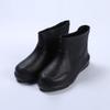 Healifty 1 Pair Antiskid Rain Boots Thick Sole Low Canister Eva Size 40 Black Comfortable Circular Toe Design view 3