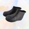 Healifty Men's Eva Low Canister Rain Shoes 1 Pair of Thicken Rain Boot Antiskid Sole Black Size 44 Comfortable and Sturdy view 2