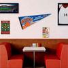 New York Knicks Pennant Flag and Wall Tack Pads Mounts view 3