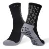 POZCMJM Grip Soccer Socks Men Non Skid Athletic Thickened Hospital Socks Mens with Gripper Pads Black Crew Socks 1Pair view 1
