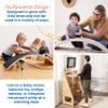 ECR4Kids Wooden Rocking Balance Board with Non-Slip Felt Base, Montessori Toy, Black view 4