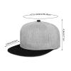 Custom Snapback Hats for Unisex Hip Hop Flat Bill Brim Adjustable Dad Hats view 2