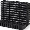 Pangda 100 Pieces Tennis Badminton Racket Overgrips Bulk Tennis Racket Grip Tape for Anti-Slip and Absorbent Grip (Black) view 1