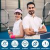 Pangda 100 Pieces Tennis Badminton Racket Overgrips Bulk Tennis Racket Grip Tape for Anti-Slip and Absorbent Grip (Black) view 4