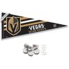 Vegas Golden Knights Pennant Flag and Wall Tack Pads Mounts view 1
