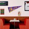 Los Angeles Lakers Pennant Flag and Wall Tack Pads Mounts view 3