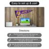 Los Angeles Lakers Pennant Flag and Wall Tack Pads Mounts view 4