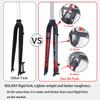 BOLANY Bike Rigid Suspension Forks 1-1/8" Threadless Straight Steerer Universal 26/27.5/29" Disc Brake 9mm QR MTB Front Forks Aluminum Alloy Super-Light Bike Forks view 4