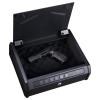 Protex Biometric Pistol Safe (PSFB-100), | Fingerprint | Keyboard | Key |-3 ways to unlock. Quick access and Auto lid. Interior light. Stainless Steel Safety Cable include. (2 gun Capacity) view 4