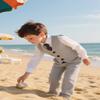 Boys Suit Black Suits for Boys Kids Vest and Pants Set Dress Clothes Size 3T view 3