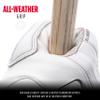 Franklin Sports MLB Batting Gloves - All Weather Pro Adult + Youth Batting Gloves Pair - Cold Weather Gloves - Baseball + Softball Batting Gloves - White + Chrome - Adult Small view 4