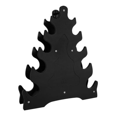 VOSAREA Dumbbell Rack Stand 5 Tier Weight Rack for Dumbbells Tree Shape Dumbbell Storage Rack Compact Dumbbell Holder for Home and Gym